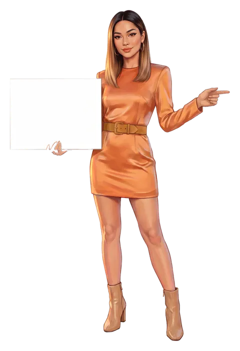 A woman pointing at the map; board: 30, territories, one per casino