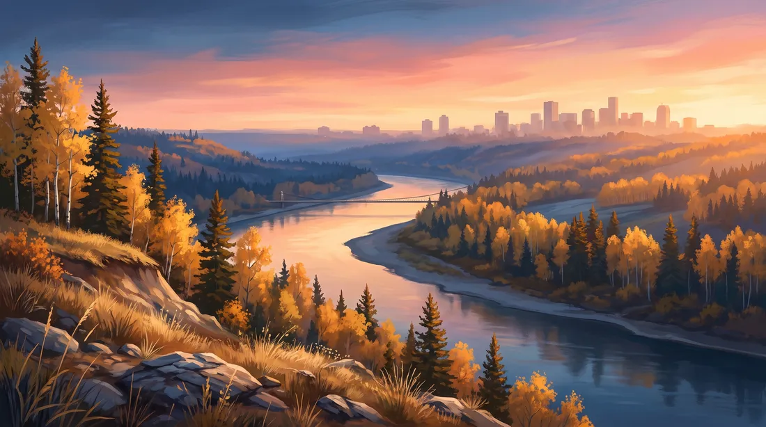 Edmonton area landscape